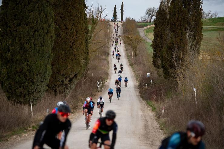 Toscane-Siena-Strade Bianchi-Bidong-Fietstransport
