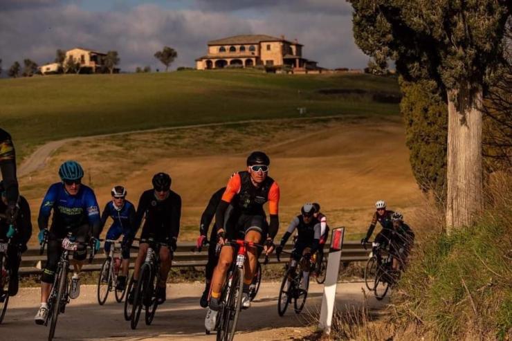 Toscane-Siena-Strade Bianchi-Bidong-Fietstransport