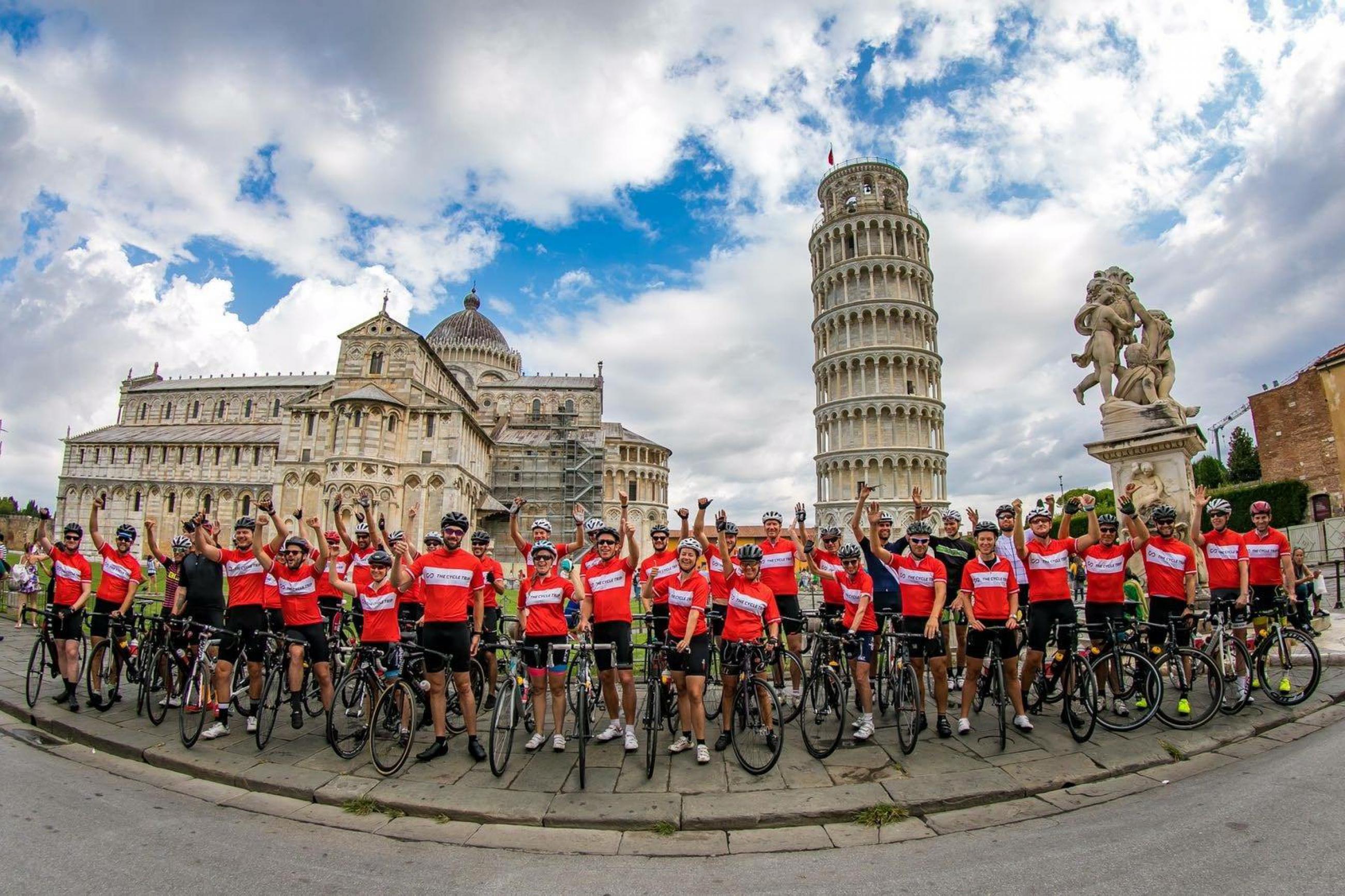 Bidong fietstransport fietsvakantie Toscane